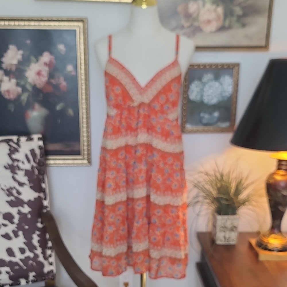 Mossimo Supply Co. Floral Flowy Baby Doll Dress